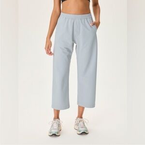 Outdoor Voices Wide-Leg Track Pants
